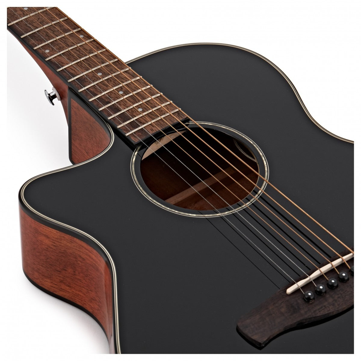 Đàn Guitar Acoustic Ibanez AEG50L Left-Handed, Black High Gloss