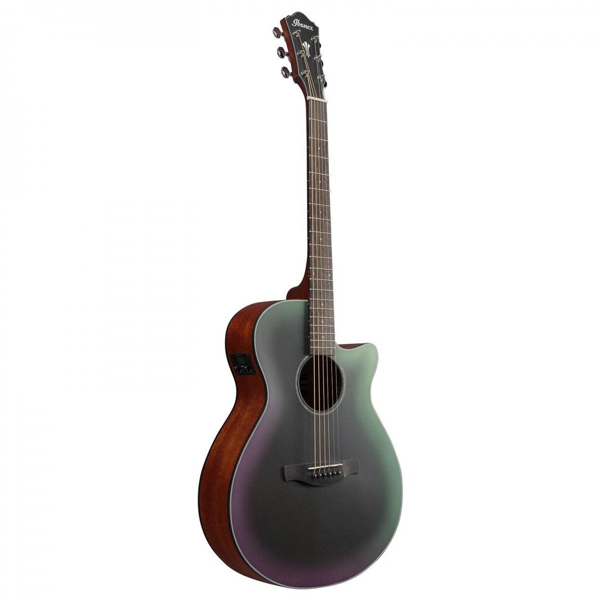 Đàn Guitar Acoustic Ibanez AEG50, Black Aurora Burst Matte