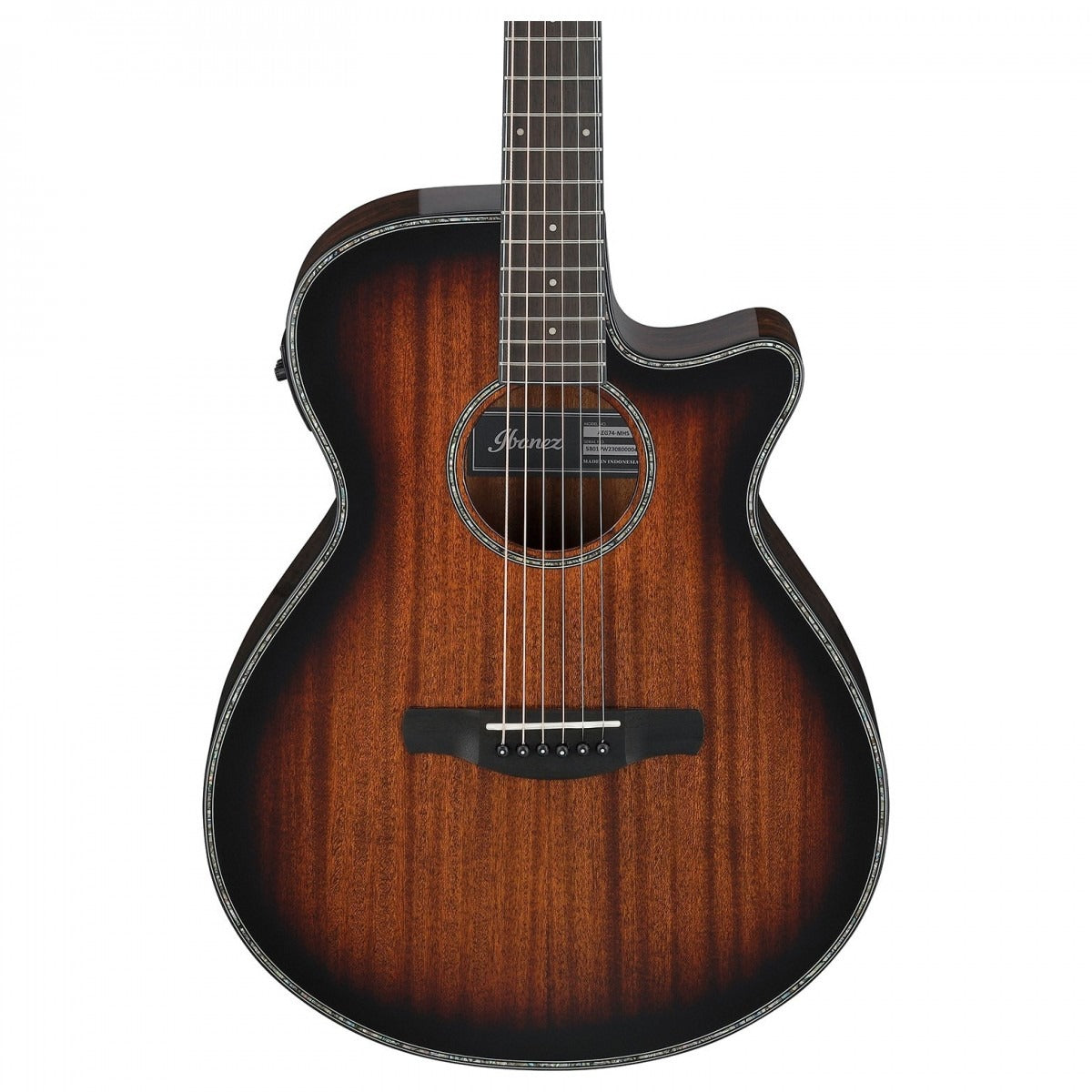 Đàn Guitar Acoustic Ibanez AEG74, Mahogany Sunburst