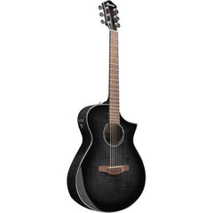 Đàn Guitar Acoustic Ibanez AEWC400, Transparent Black Sunburst High Gloss