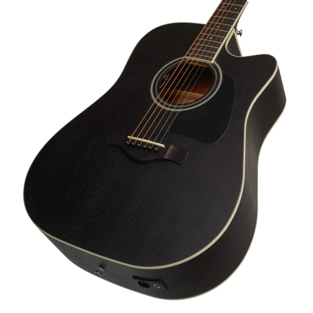 Đàn Guitar Acoustic Ibanez AW84CE, Weathered Black Open Pore