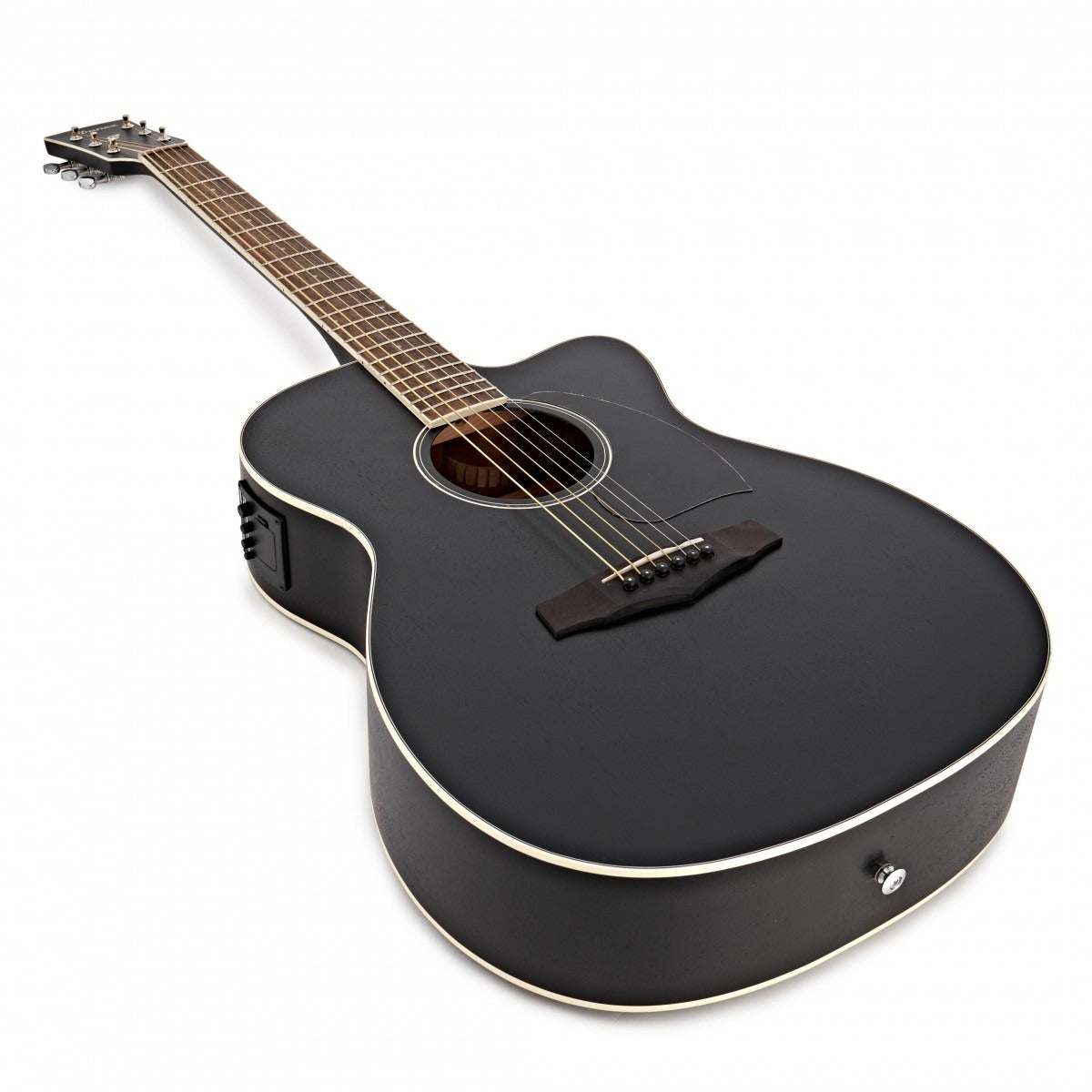 Đàn Guitar Acoustic Ibanez PC14MHCE, Weathered Black Open Pore