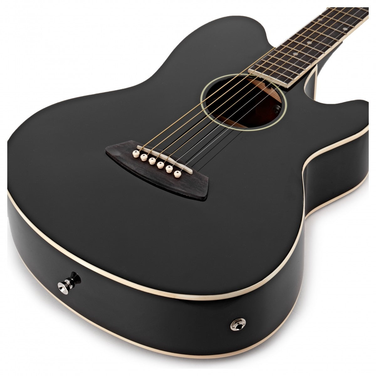 Đàn Guitar Acoustic Ibanez TCY10E, Black High Gloss