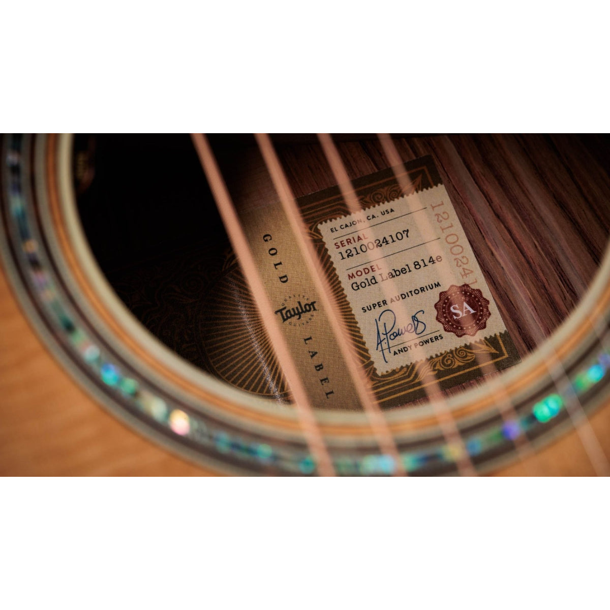 Đàn Guitar Acoustic Taylor Gold Label 814e,Natural