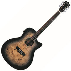 Đàn Guitar Acoustic Washburn Burl ACE, Black Fade