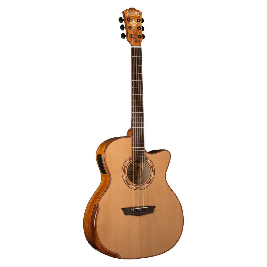 Đàn Guitar Acoustic Washburn Comfort G66SCE Spalt Maple