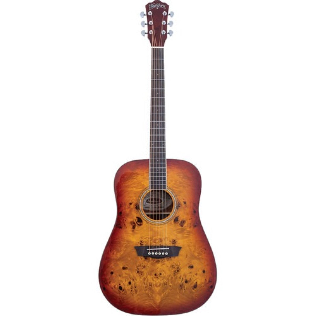 Đàn Guitar Acoustic Washburn Deep Forest Burl D, Amber Fade