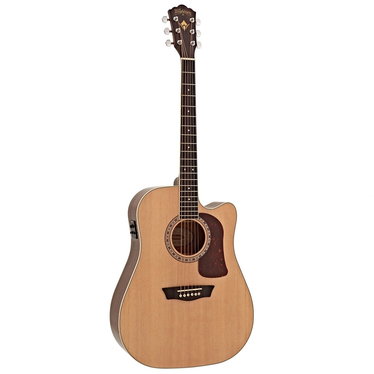 Đàn Guitar Acoustic Washburn Heritage D10SCE, Natural