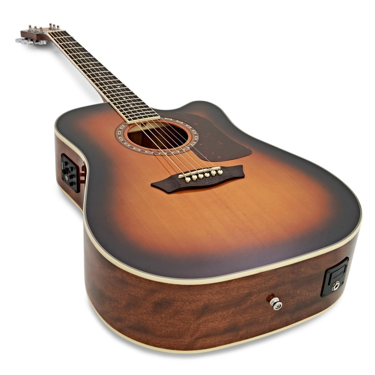 Đàn Guitar Acoustic Washburn Heritage D10SCE, Tobacco Burst