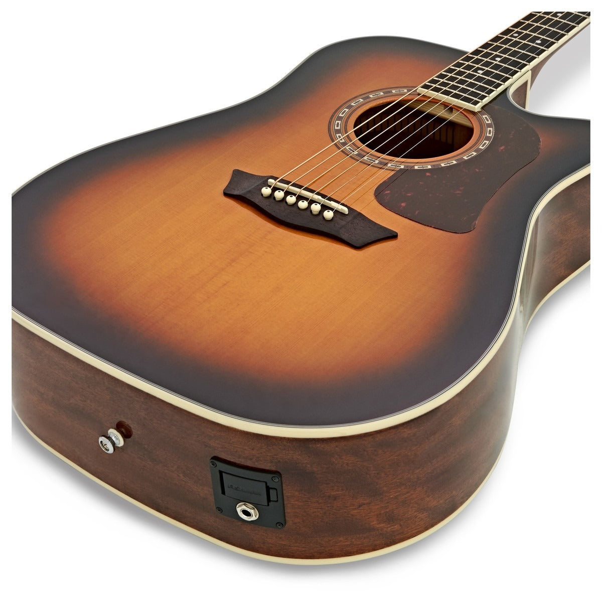 Đàn Guitar Acoustic Washburn Heritage D10SCE, Tobacco Burst