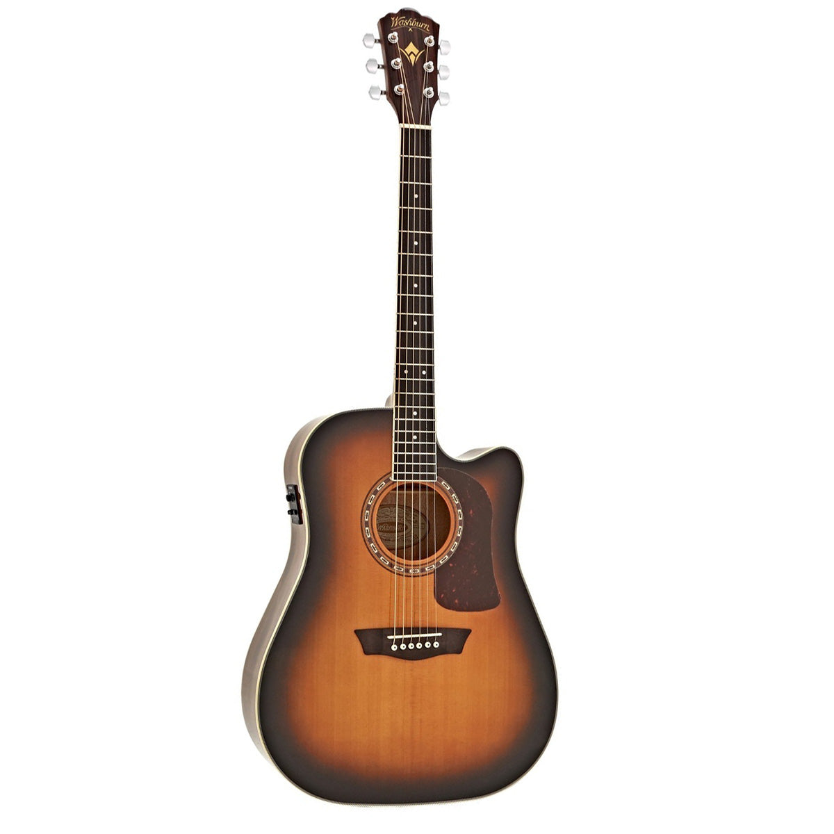 Đàn Guitar Acoustic Washburn Heritage D10SCE, Tobacco Burst