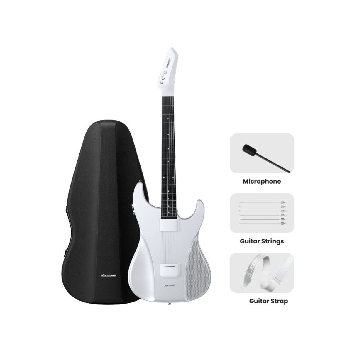 Đàn Guitar AeroBand AG01, White