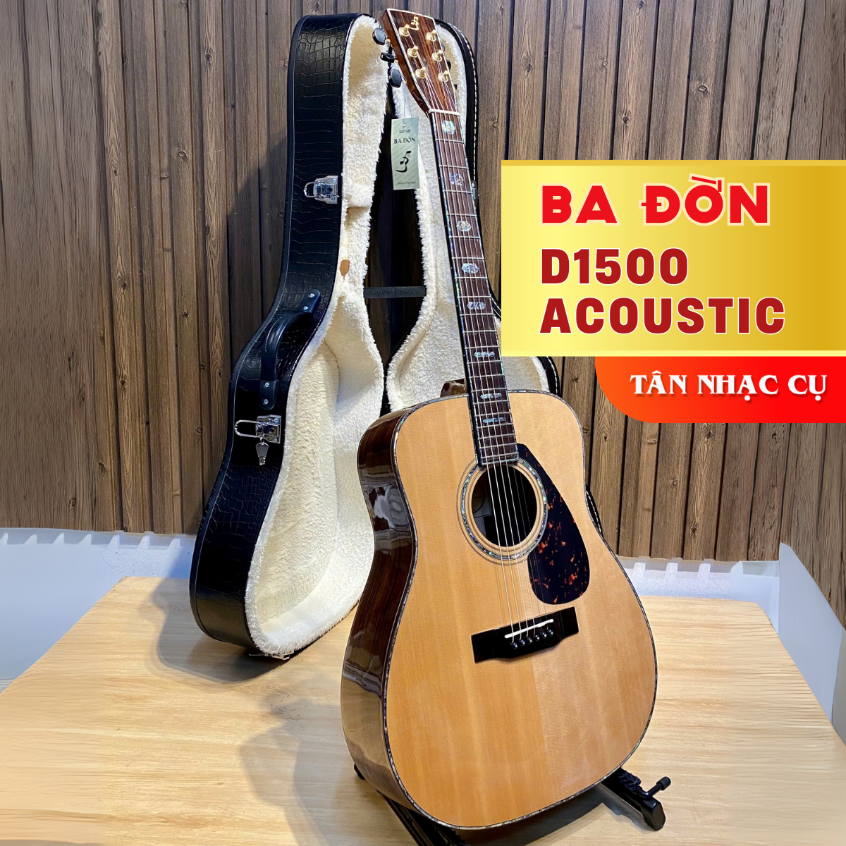 Đàn Guitar Ba Đờn D1500 Acoustic