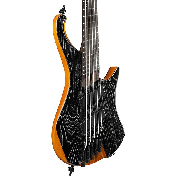 Đàn Guitar Bass 5 Dây Ibanez EHB1135MS, Silver Wave Black Low Gloss