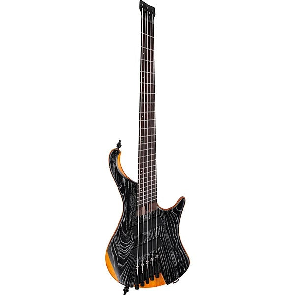 Đàn Guitar Bass 5 Dây Ibanez EHB1135MS, Silver Wave Black Low Gloss