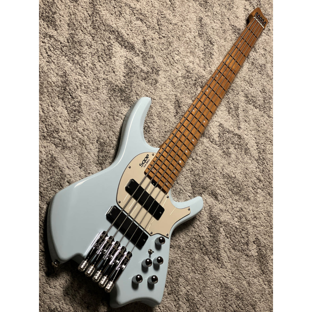 Đàn Guitar Bass 5 Dây Sqoe SBWT750, Sky Blue