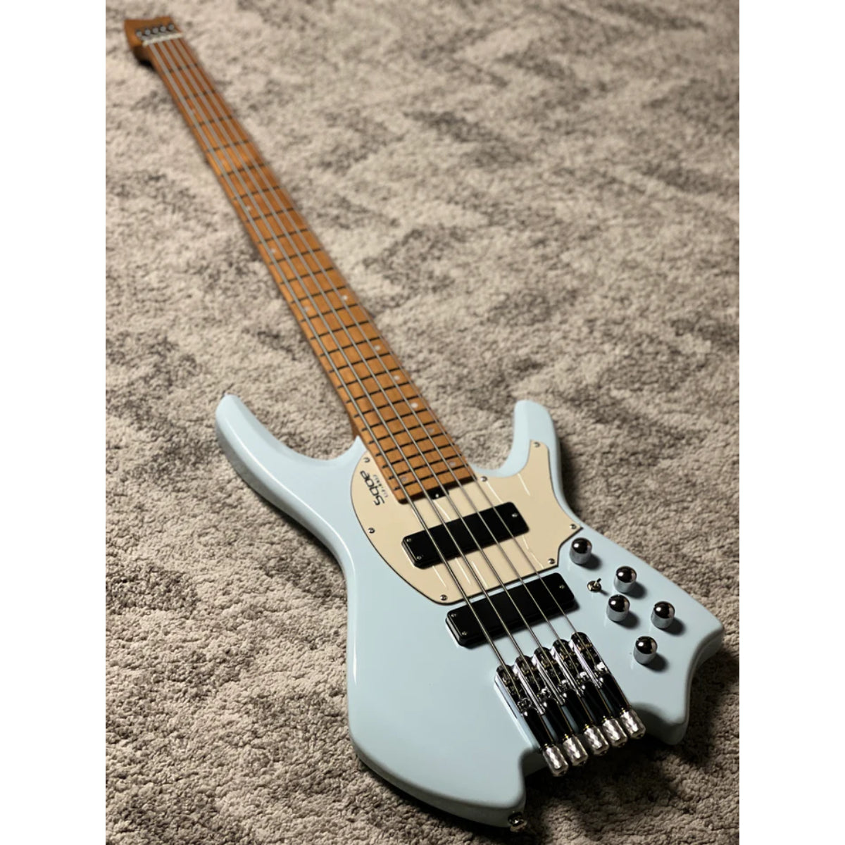 Đàn Guitar Bass 5 Dây Sqoe SBWT750, Sky Blue