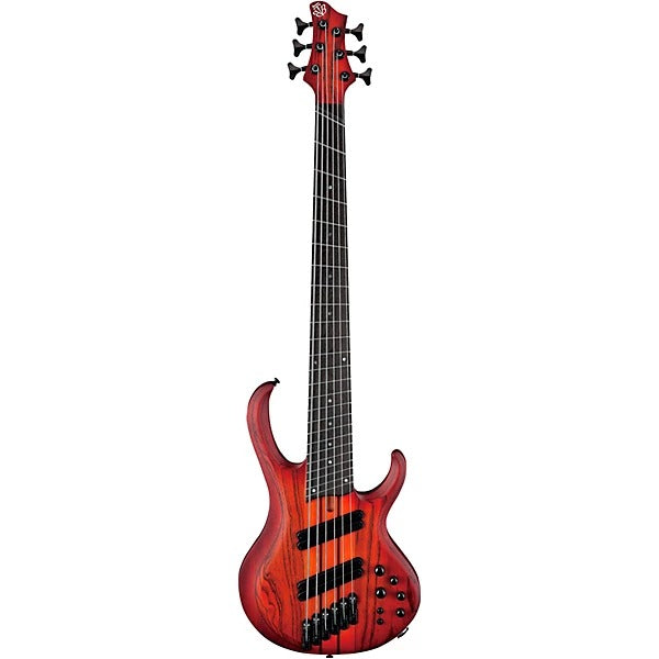 Đàn Guitar Bass 6 Dây Ibanez BTB866MS, Brown Topaz Burst Flat