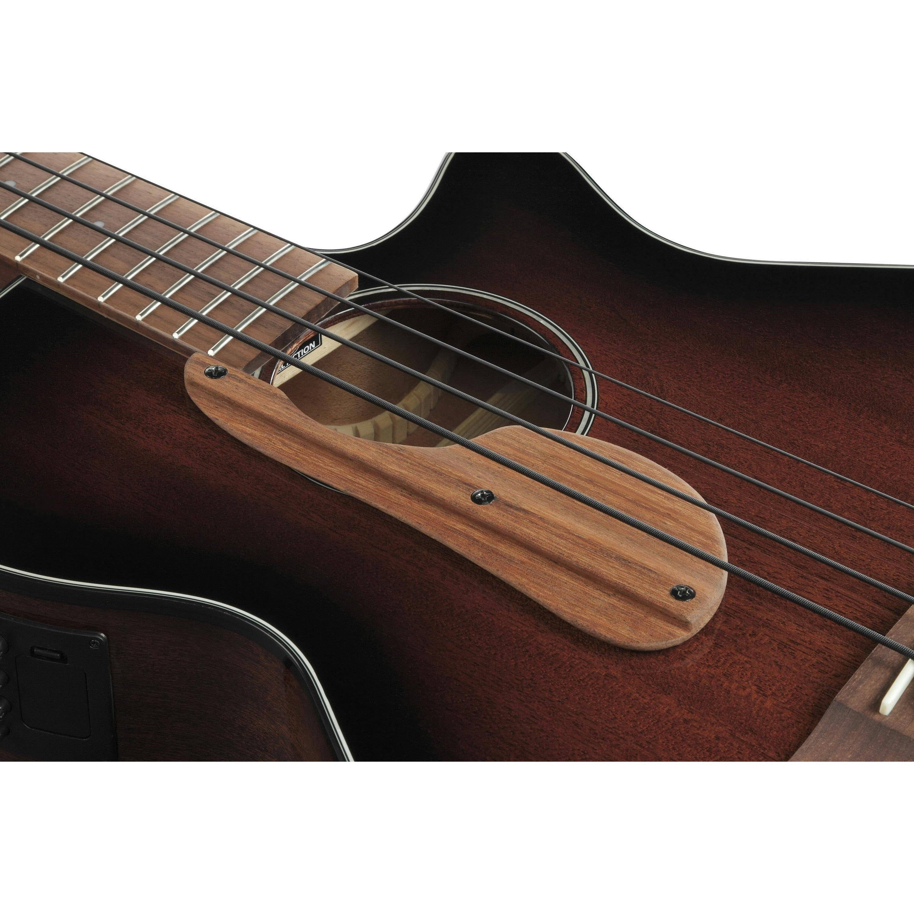 Đàn Guitar Bass Acoustic Ibanez AEGB24E, Mahogany Sunburst High Gloss