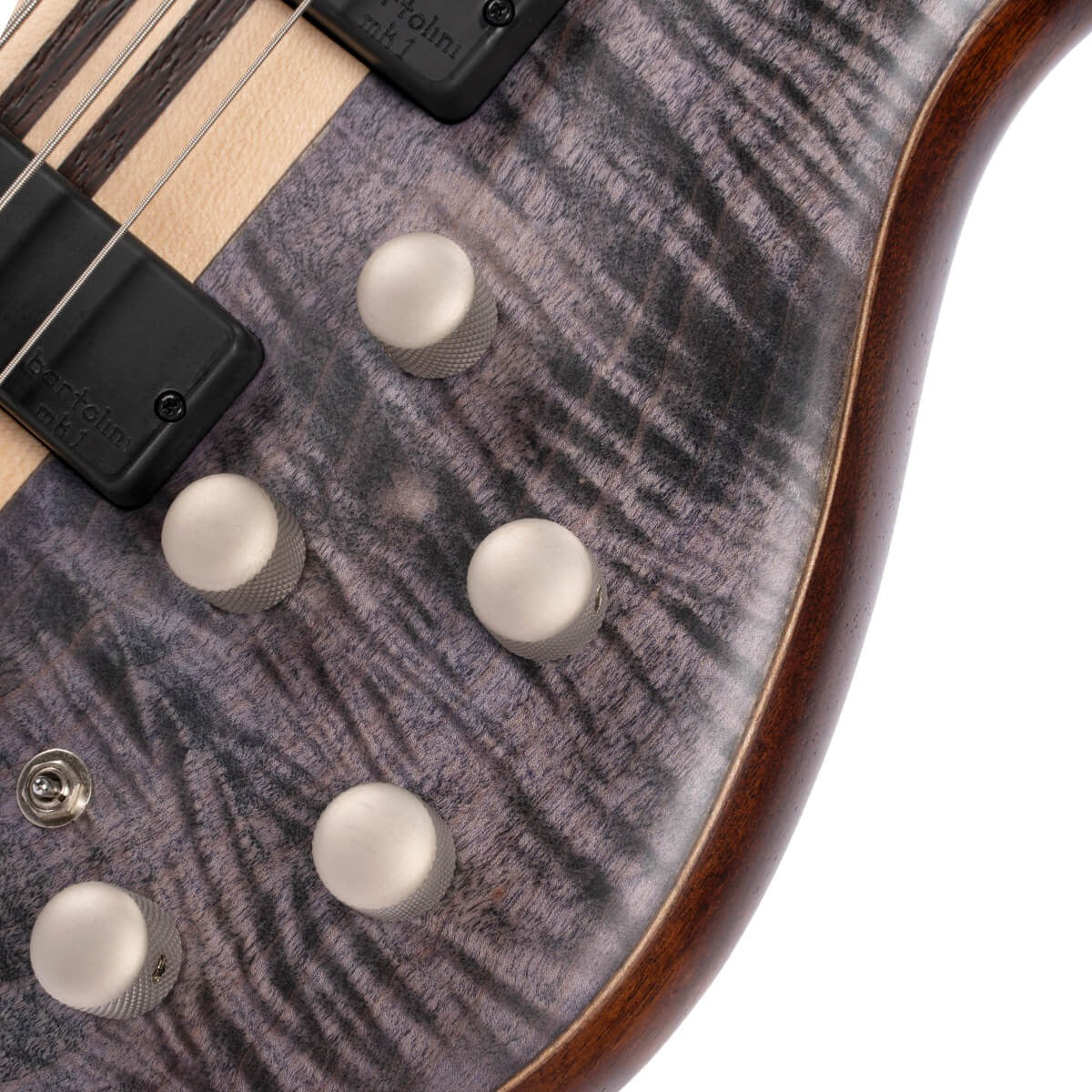 Đàn Guitar Bass Cort A4 Plus FMMH, Open Pore Blue Black