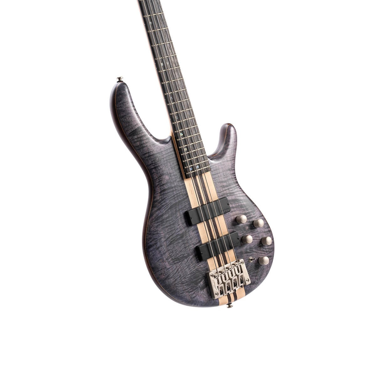 Đàn Guitar Bass Cort A4 Plus FMMH, Open Pore Blue Black
