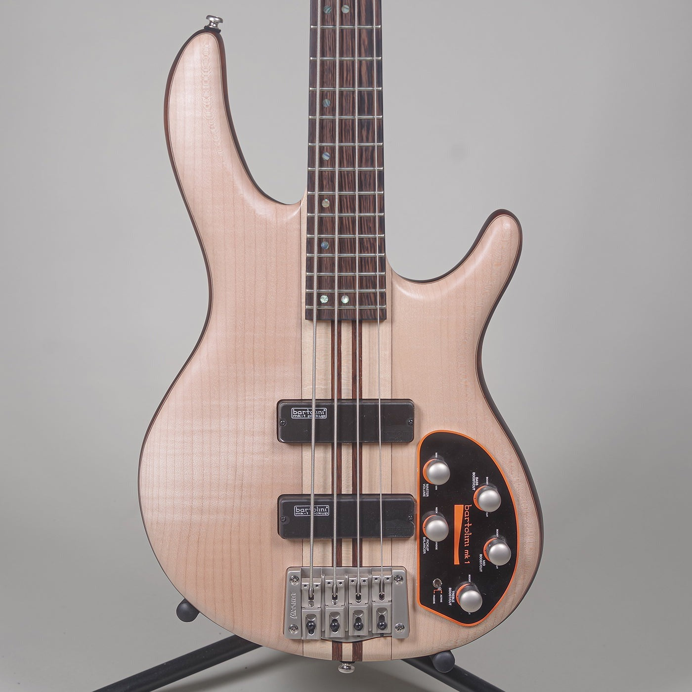Đàn Guitar Bass Cort A4 Plus FMMH, Open Pore Natural
