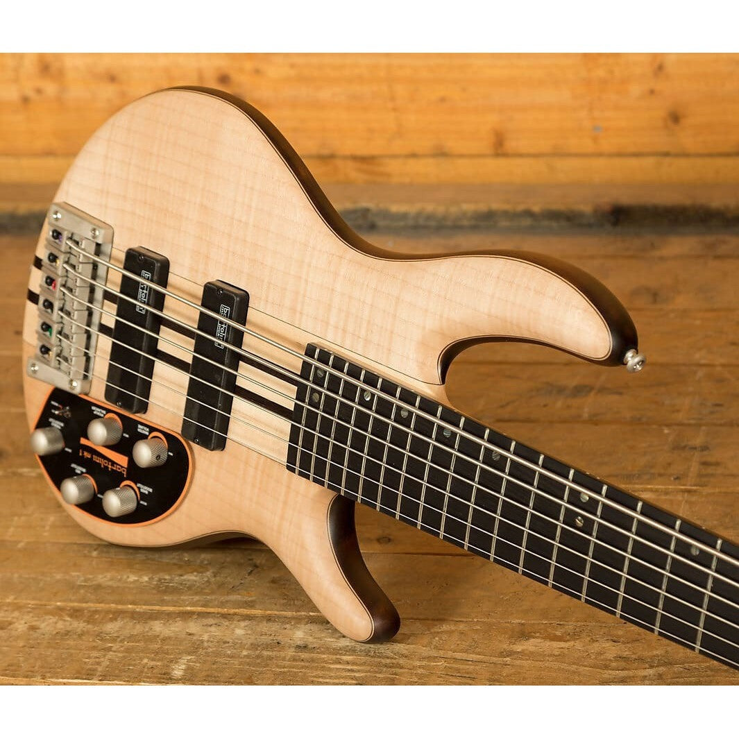 Đàn Guitar Bass Cort A6 Plus FMMH, Open Pore Natural
