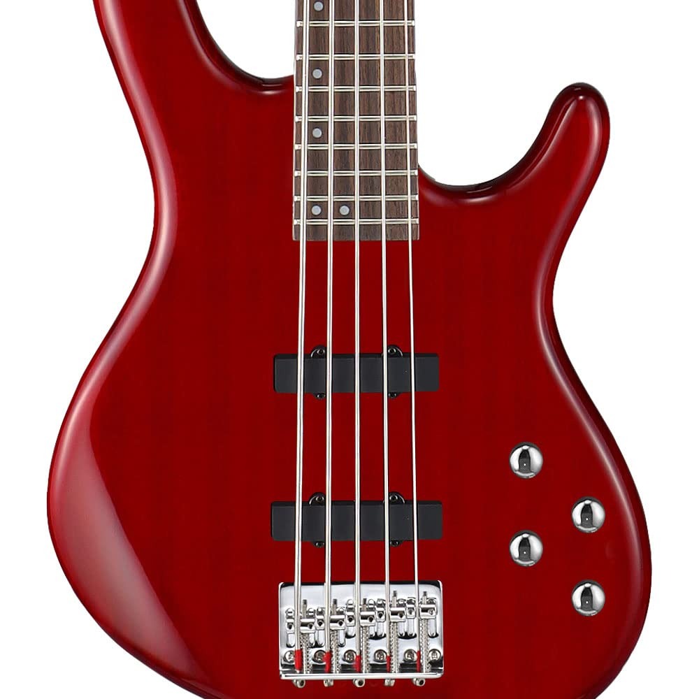 Đàn Guitar Bass Cort Action V Plus, Trans Red