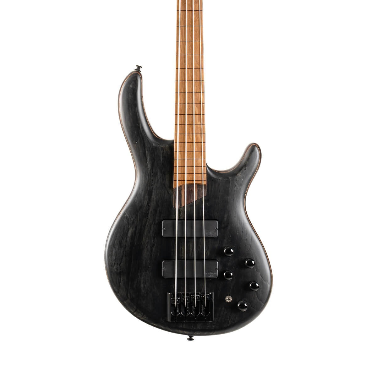 Đàn Guitar Bass Cort B4 Element FL, Open Pore Trans Black