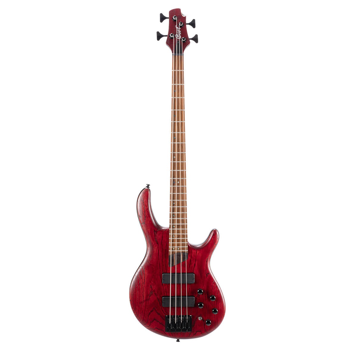 Đàn Guitar Bass Cort B4 Element, Open Pore Burgundy Red