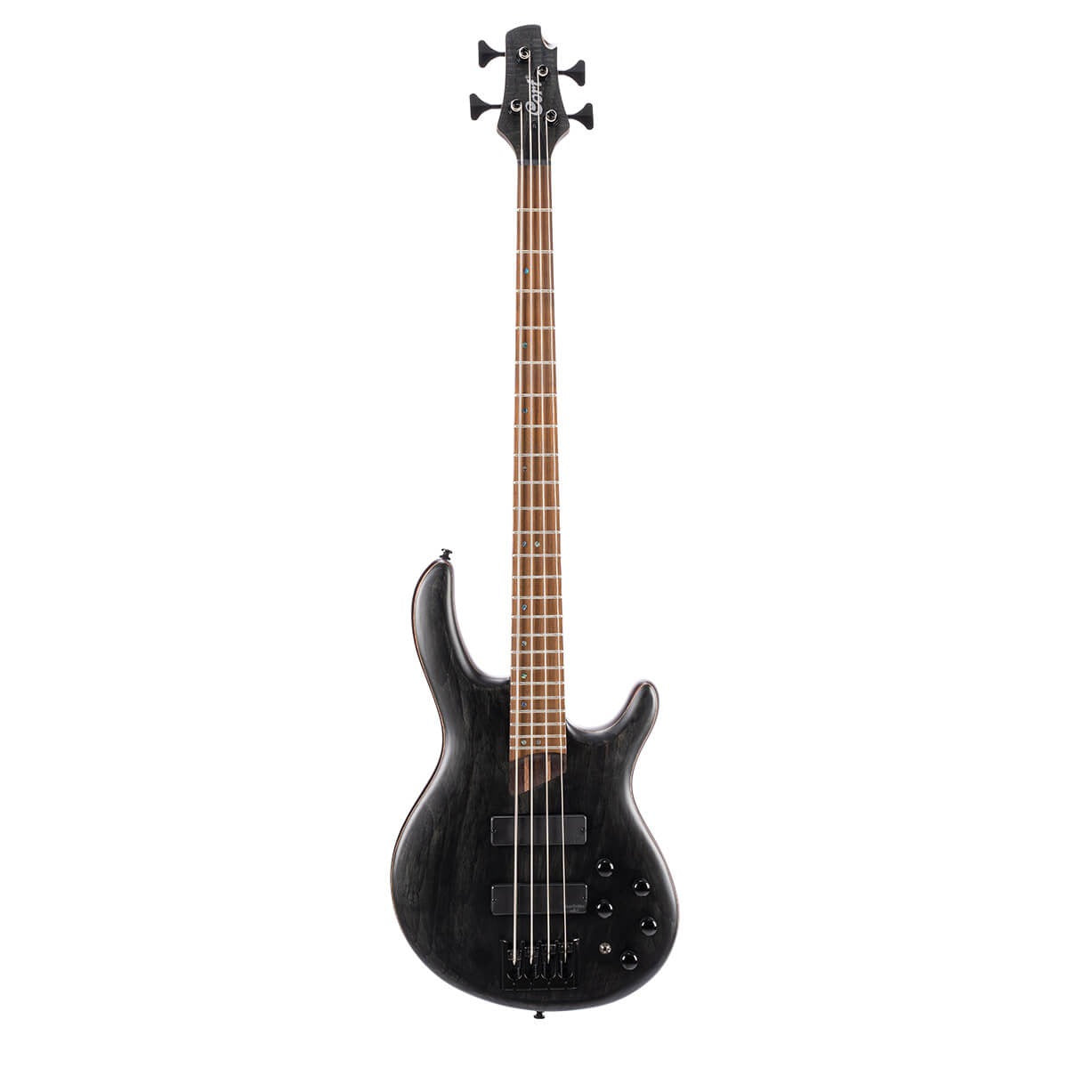 Đàn Guitar Bass Cort B4 Element, Open Pore Trans Black