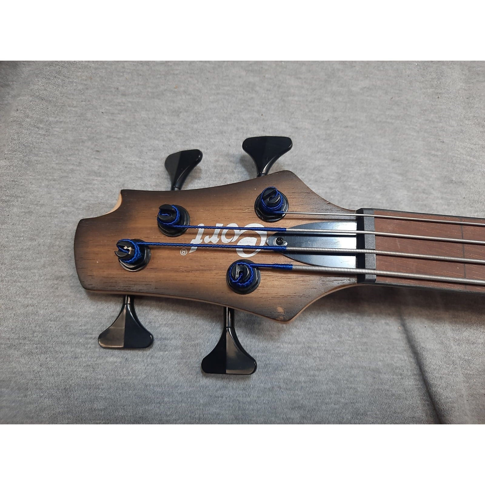 Đàn Guitar Bass Cort B4FL MHPZ, Open Pore Trans Black Burst