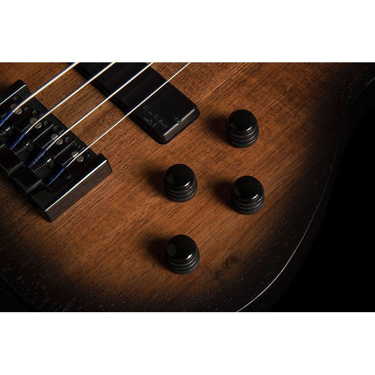 Đàn Guitar Bass Cort B4FL MHPZ, Open Pore Trans Black Burst