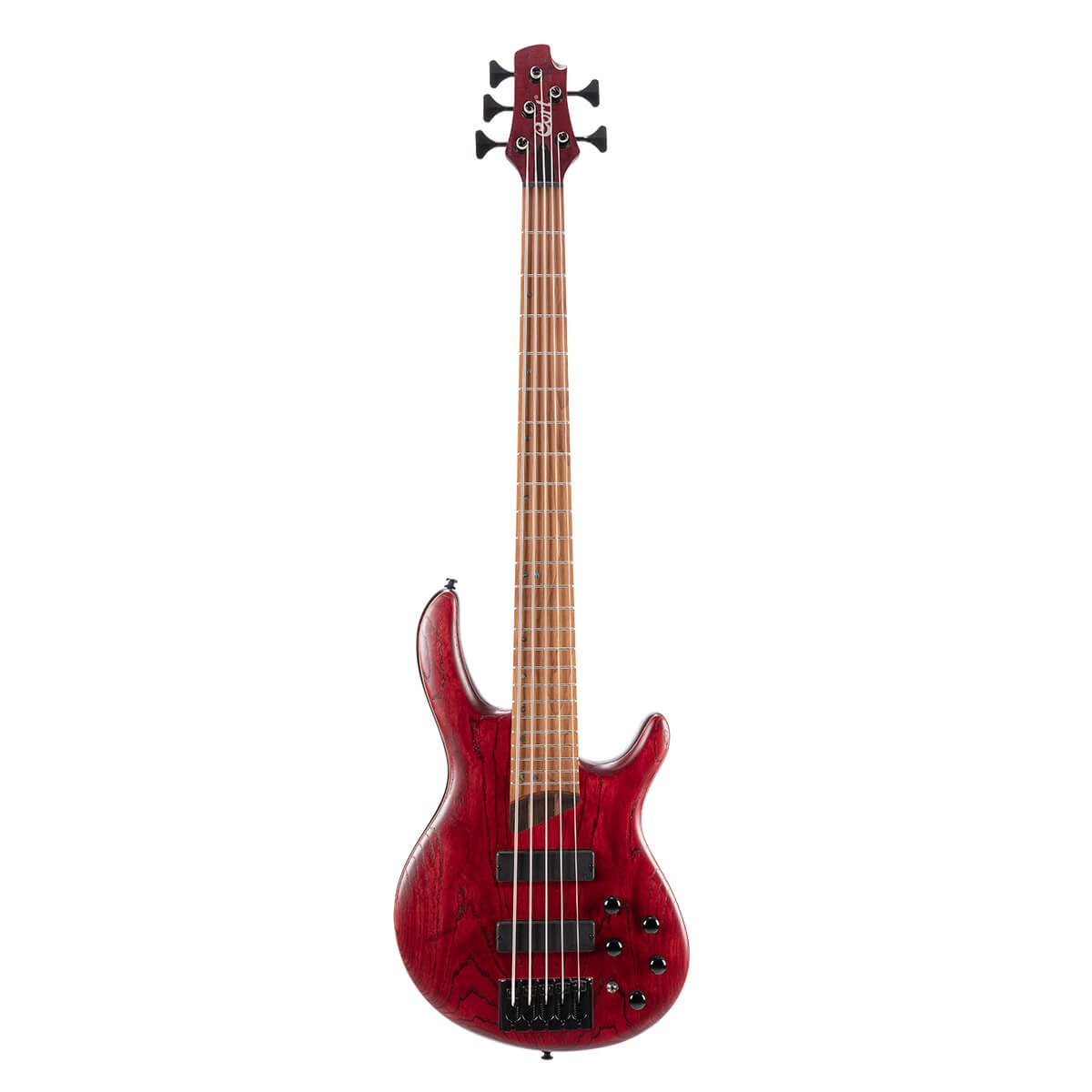 Đàn Guitar Bass Cort B5 Element, Open Pore Burgundy Red