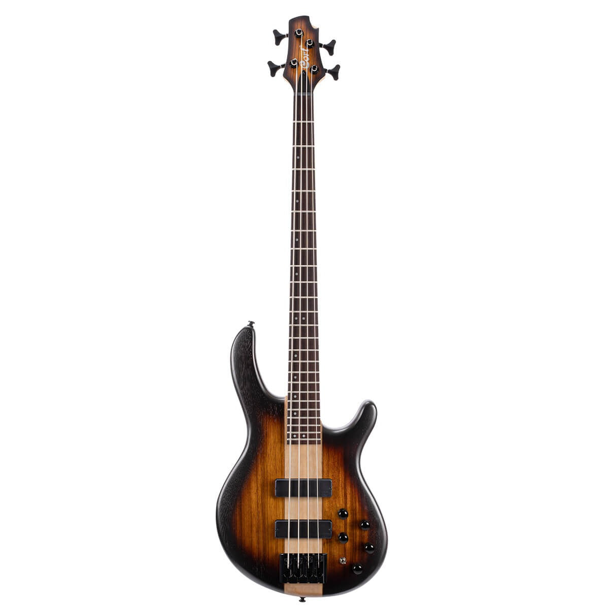 Đàn Guitar Bass Cort C4 Plus ZBMH, Open Pore Tabacco Burst