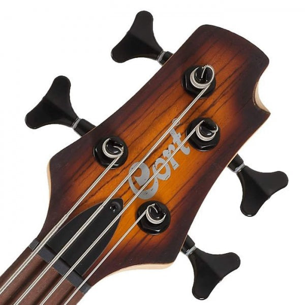 Đàn Guitar Bass Cort C4 Plus ZBMH, Open Pore Tabacco Burst