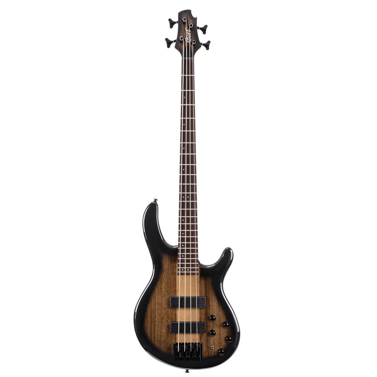 Đàn Guitar Bass Cort C4 Plus ZBMH, Trans Black Burst