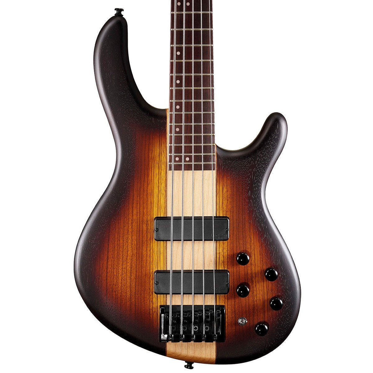 Đàn Guitar Bass Cort C5 Plus ZBMH, Open Pore Tabacco Burst