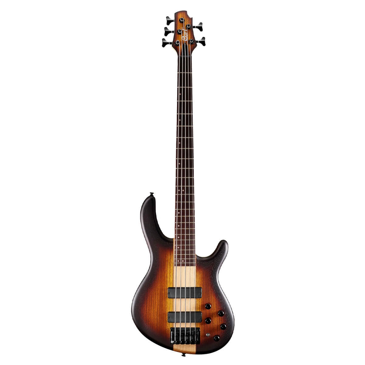 Đàn Guitar Bass Cort C5 Plus ZBMH, Open Pore Tabacco Burst