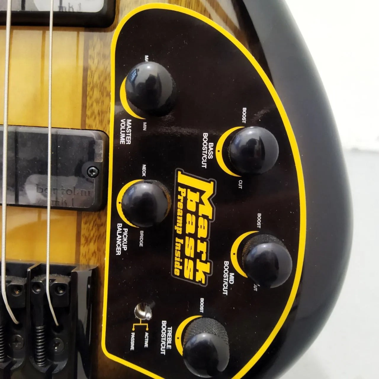 Đàn Guitar Bass Cort C5 Plus ZBMH, Trans Black Burst