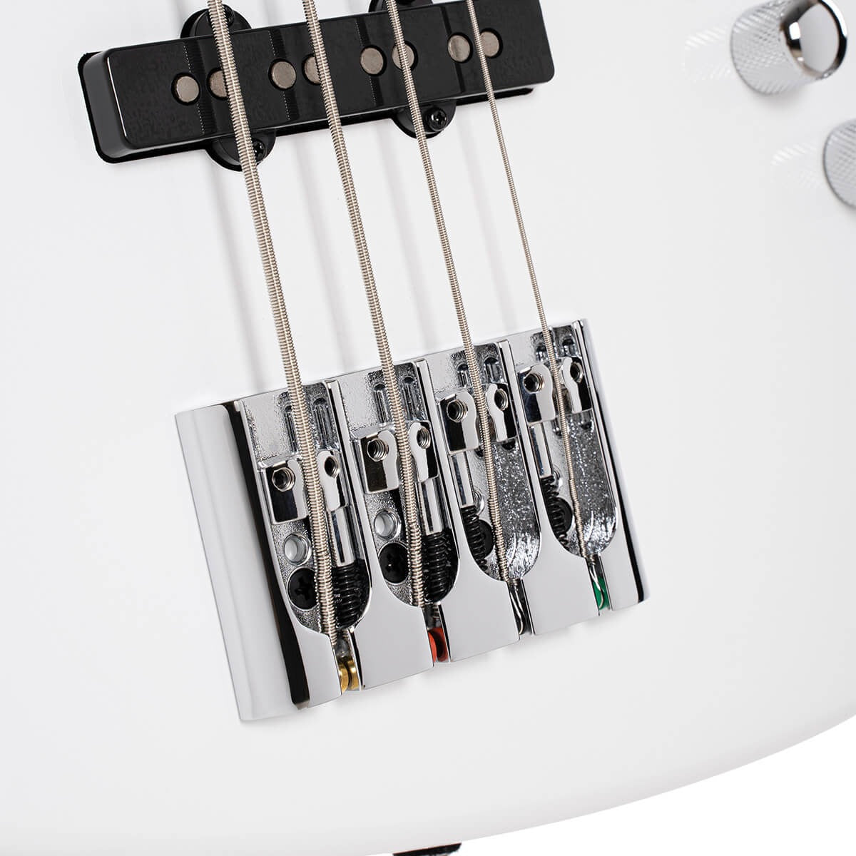 Đàn Guitar Bass Cort Elrick NJS 4, White