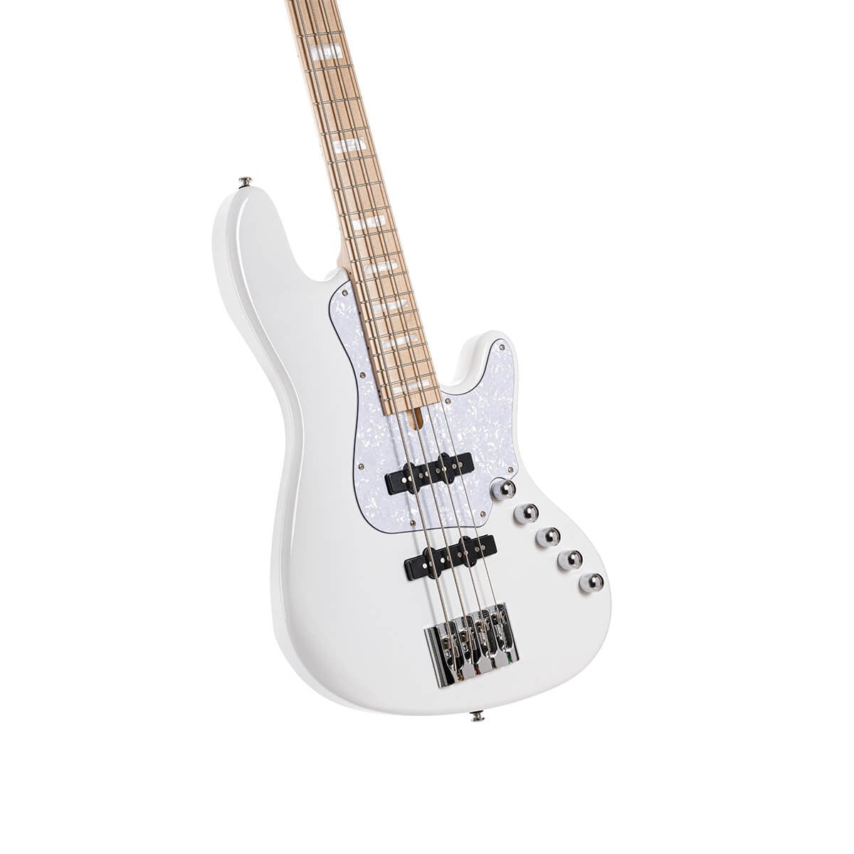 Đàn Guitar Bass Cort Elrick NJS 4, White