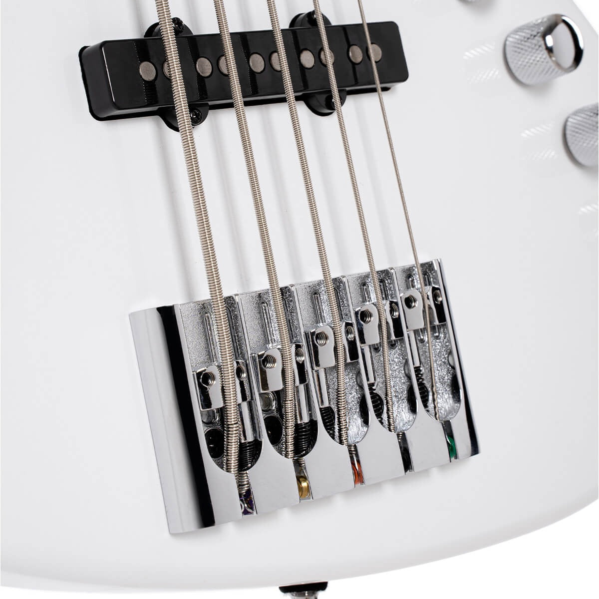 Đàn Guitar Bass Cort Elrick NJS 5, White