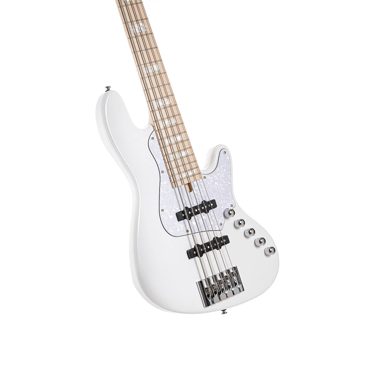 Đàn Guitar Bass Cort Elrick NJS 5, White