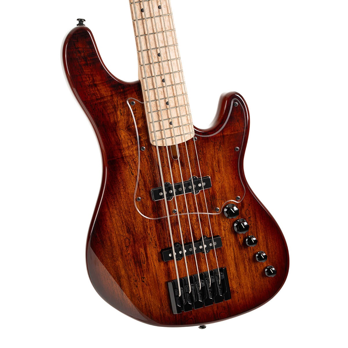 Đàn Guitar Bass Cort GB-Fusion 5, Antique Brown Burst