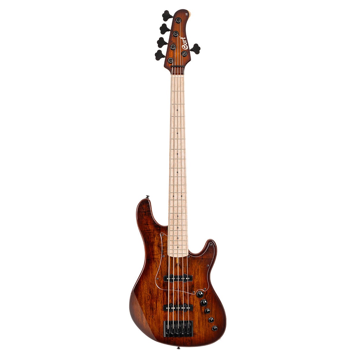 Đàn Guitar Bass Cort GB-Fusion 5, Antique Brown Burst