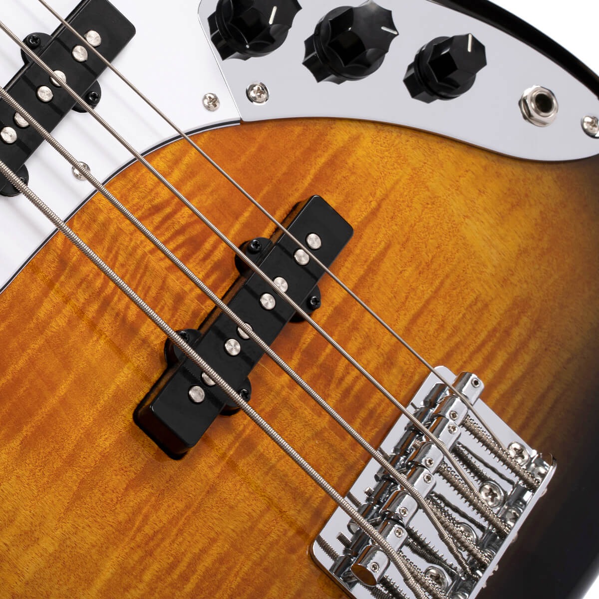 Đàn Guitar Bass Cort GB24JJ, 2 Tone Burst