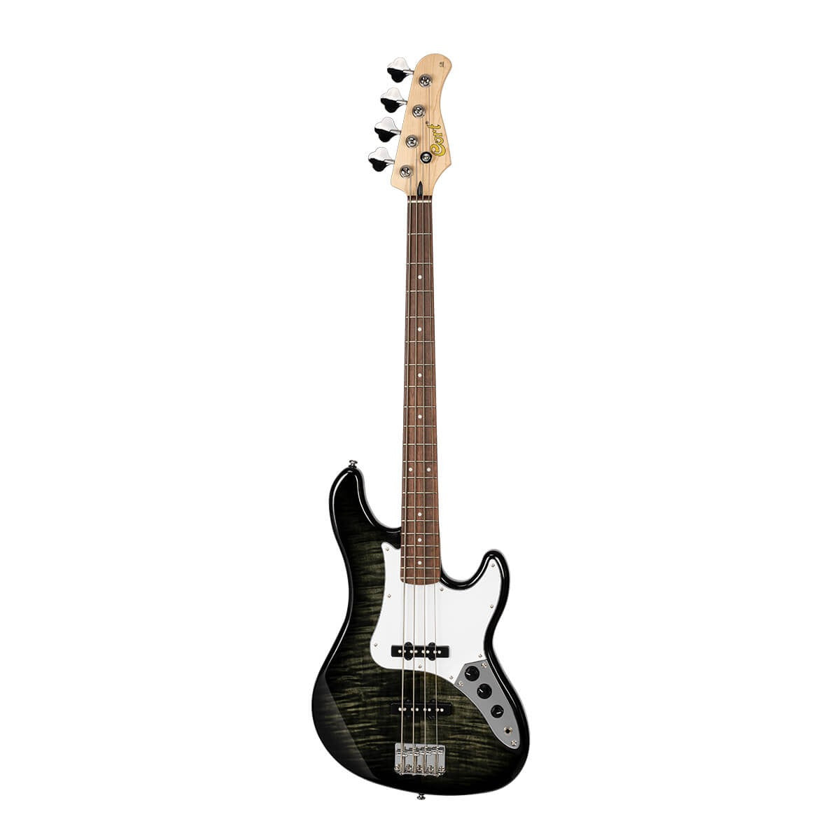 Đàn Guitar Bass Cort GB24JJ, Trans Black