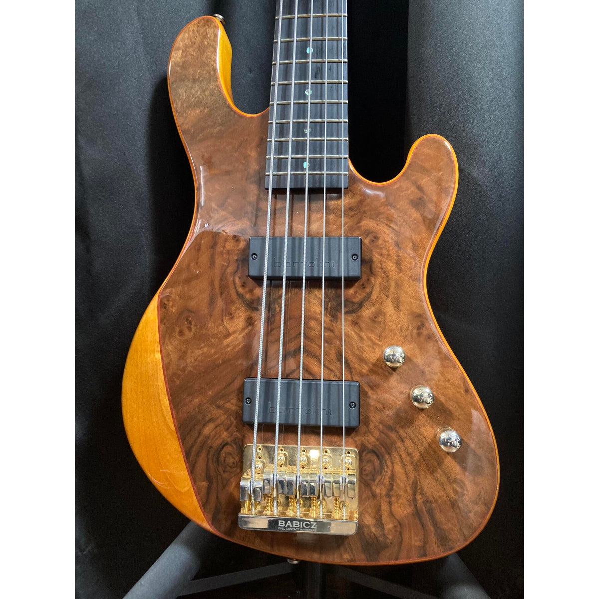 Đàn Guitar Bass Cort Jeff Berlin Rithimic V, Natural Gloss