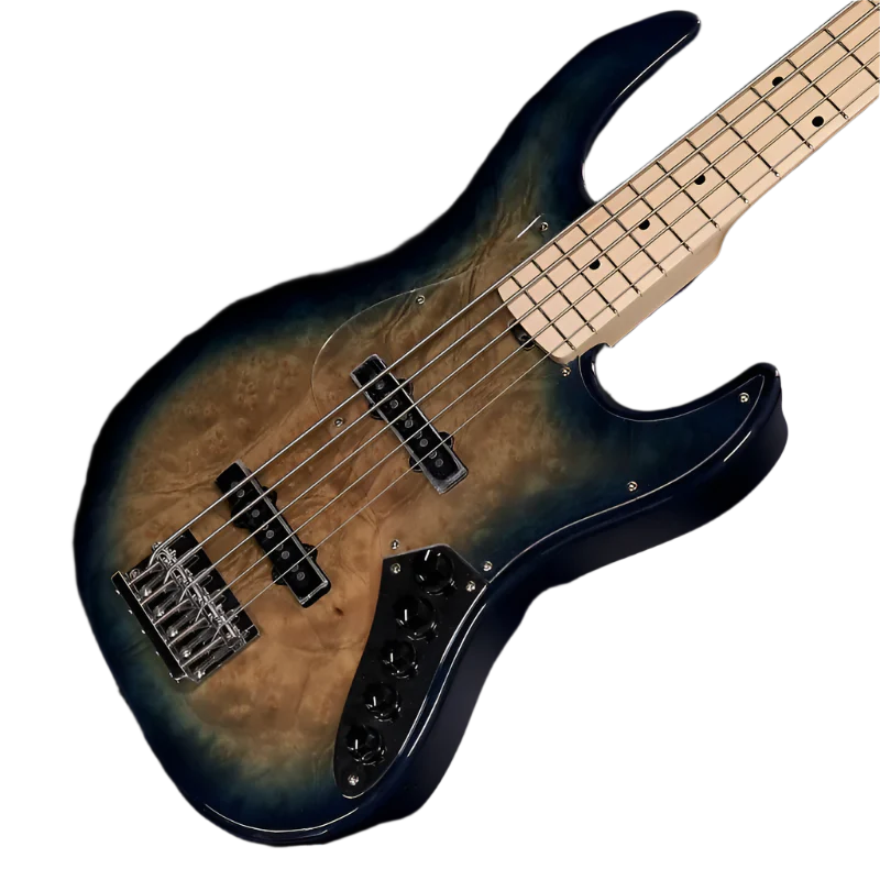 Đàn Guitar Bass ESP GrassRoots G-AMAZE-GCB5-NDBLS, Natural Dark Black Sunburst